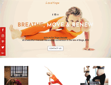 Tablet Screenshot of loveyoga.org